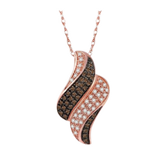 Champagne Diamond Fashion Pendant