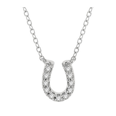 Horseshoe Petite Diamond Fashion Pendant