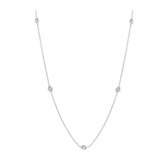 Diamond Station Necklace