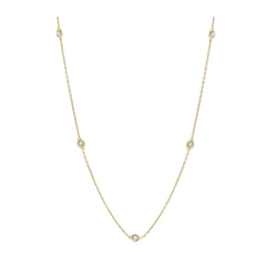 Diamond Station Necklace