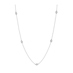 Diamond Station Necklace