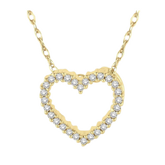 Heart Shape Diamond Pendant