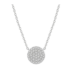Disc Petite Diamond Fashion Pendant