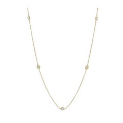 Diamond Station Necklace