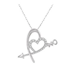 Heart Shape Diamond Fashion Pendant