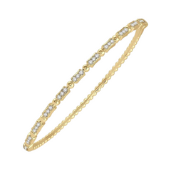 Stackable Diamond Bangle