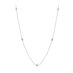 Diamond Station Necklace