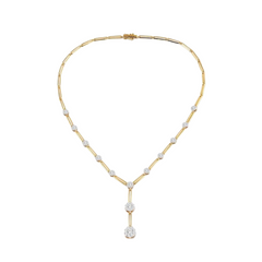 Paper Clip Lovebright Diamond Fashion Necklace