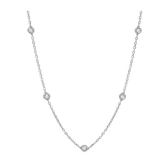 Diamond Station Necklace