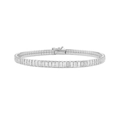 White Gold Diamond Cut/ Textured The DiamantÈ Collection Bracelet