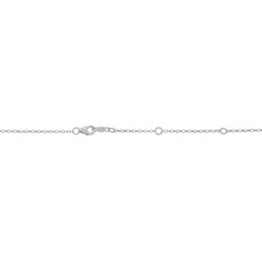White Gold Diamond Cut/ Textured Double Extendable Cable Basic Chain