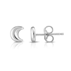 White Gold Polished Fashion Stud Earrings Earring