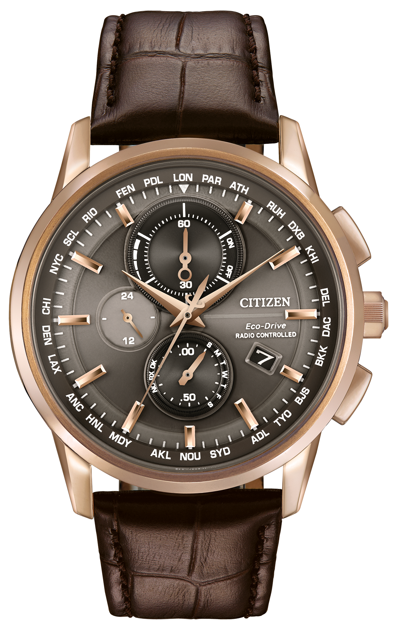 Citizen World Chronograph A-T ATOMIC TIMEKEEPING AT8113-04H