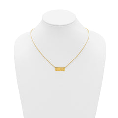 Sterling Silver/Gold-Plated HOME/STATE Necklace XNA1518GP-VT