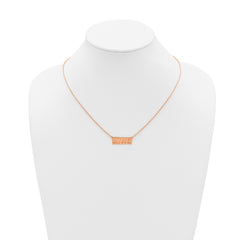 Sterling Silver/Rose Gold-Plated HOME/STATE Necklace XNA1518RP-VT