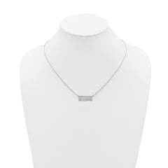 Sterling Silver/Rhodium-plated HOME/STATE Necklace XNA1518SS-VT
