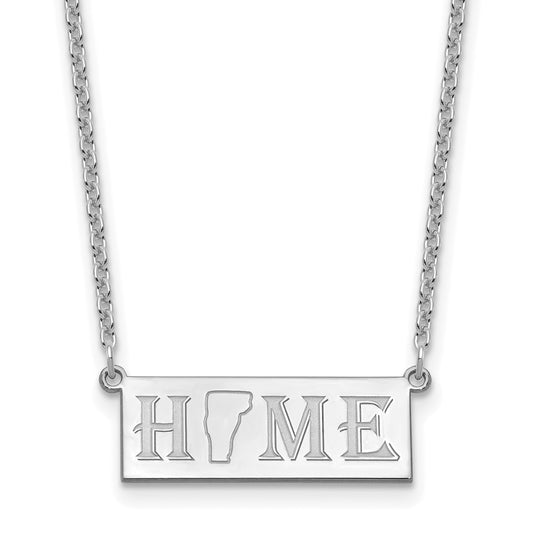 Sterling Silver/Rhodium-plated HOME/STATE Necklace XNA1518SS-VT