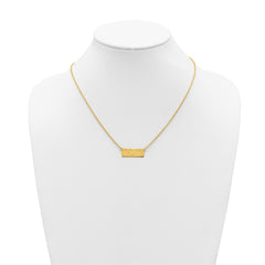 Sterling Silver/Gold-Plated HOME/STATE Necklace XNA1519GP-TX