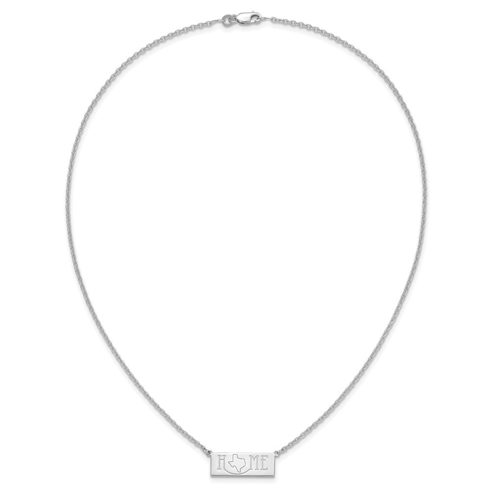 Sterling Silver/Rhodium-plated HOME/STATE Necklace XNA1519SS