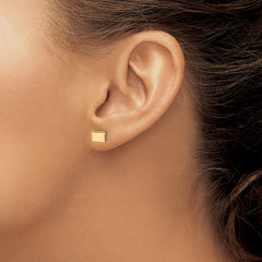 XNE50GP-CO Sterling Silver/Gold-plated Colorado State Earrings