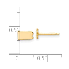 XNE50GP-PA Sterling Silver/Gold-plated Pennsylvania State Earrings