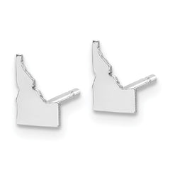 XNE50SS-ID Sterling Silver/Rhodium-plated Idaho State Earrings