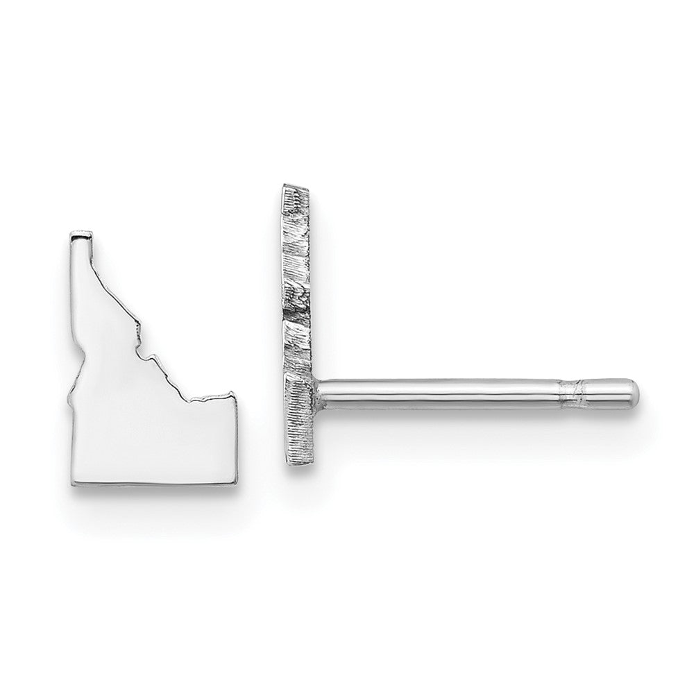 XNE50SS-ID Sterling Silver/Rhodium-plated Idaho State Earrings