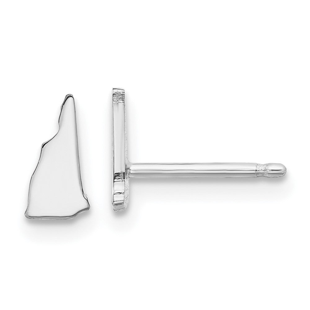 XNE50SS-NH Sterling Silver/Rhodium-plated New Hampshire State Earrings
