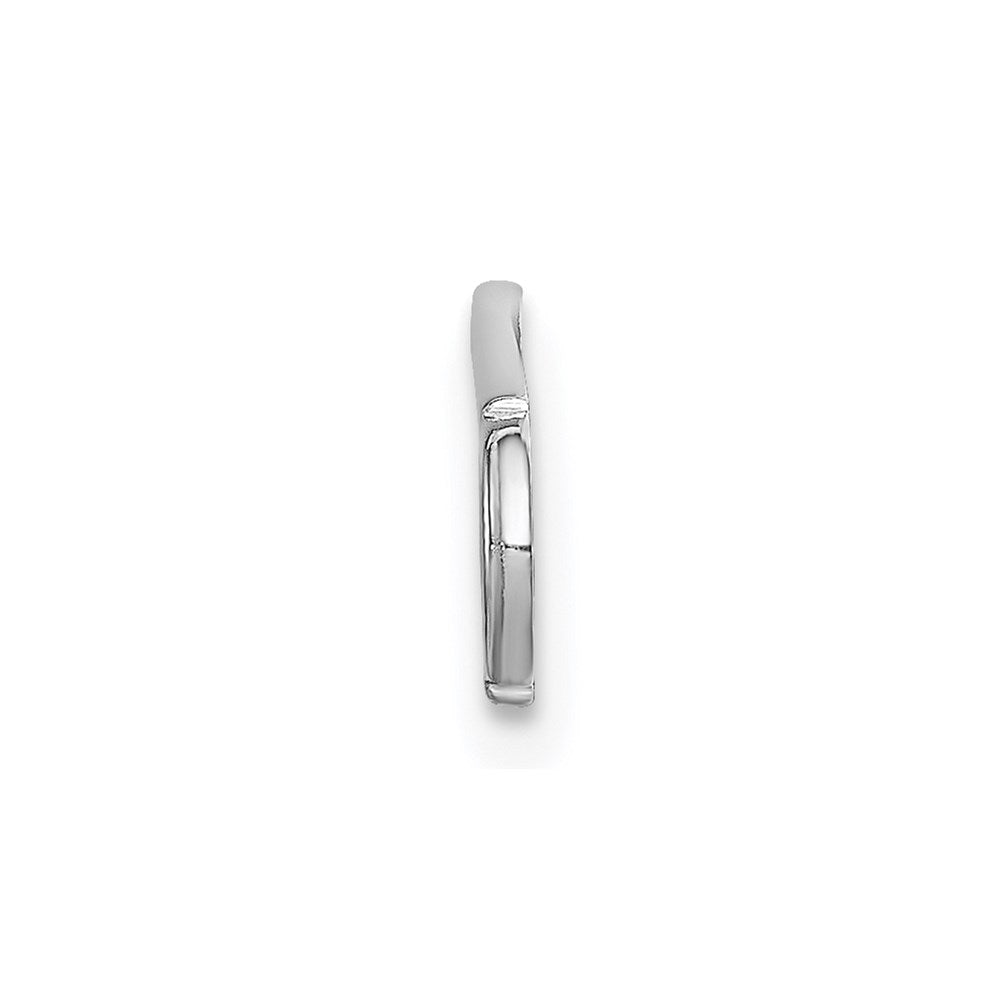 Sterling Silver Rhodium plated Medical ID Plate XSM13