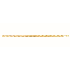 Yellow Gold Diamond Cut/ Textured Lite Miami Cuban Bracelet