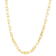 Yellow Gold Polished French Cable Necklace