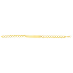 Yellow Gold Polished ID Bracelets Bracelet
