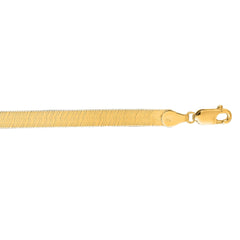 Yellow Gold Polished Imperial Herringbone Bracelet