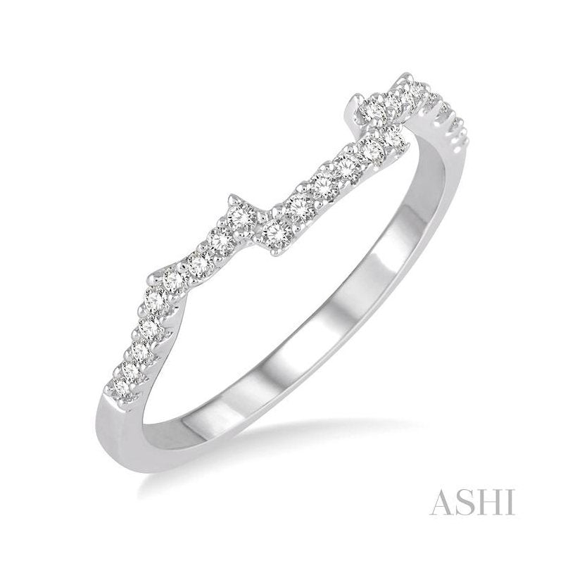 ASHI Diamond Wedding Band 208C7PPFHWG-WB