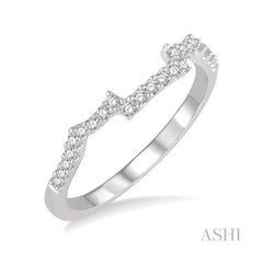 ASHI Diamond Wedding Band 208C7PPFHWG-WB