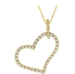 Parkplace Jewelers Heart Shape Diamond Fashion Pendant 93546PPTXPDYG