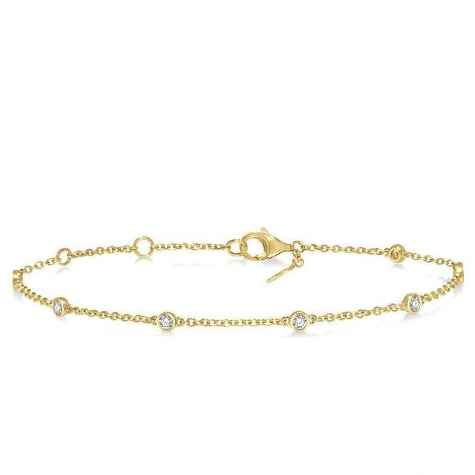 Parkplace Jewelers Diamond Station Chain Bracelet 700CQPPFGYG