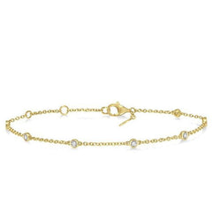 Parkplace Jewelers Diamond Station Chain Bracelet 700CQPPFGYG