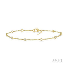 ASHI Diamond Station Chain Bracelet 700CQPPFGYG