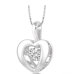 Parkplace Jewelers Heart Shape Emotion Diamond Pendant 69229PPTXPDWG