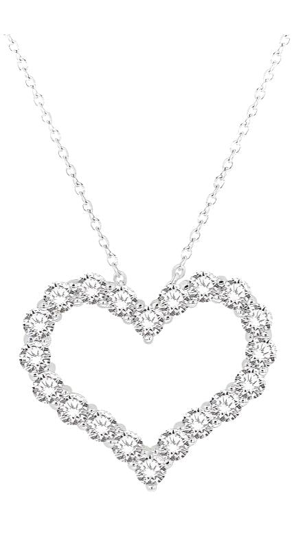 Parkplace Jewelers Heart Shape Diamond Pendant 94050PPFGPDWG-3.00