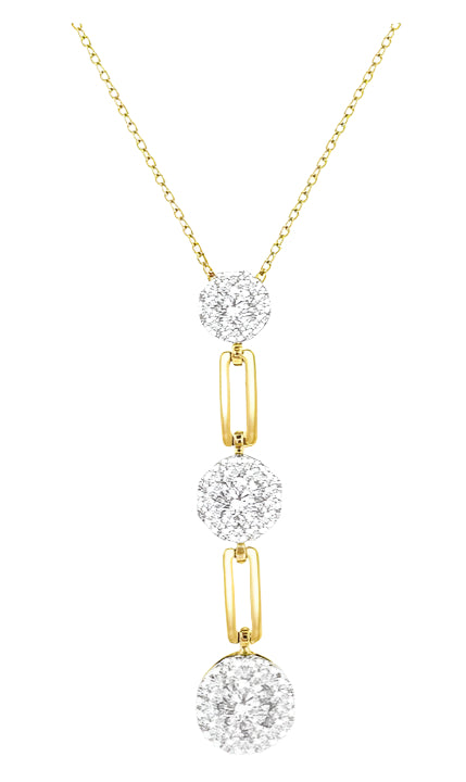 Parkplace Jewelers Paper Clip Lovebright Diamond Fashion Pendant 926B3PPFGPDYW