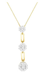 Parkplace Jewelers Paper Clip Lovebright Diamond Fashion Pendant 926B3PPFGPDYW