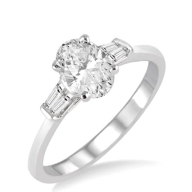 Parkplace Jewelers Oval Shape Diamond Engagement Ring 254L3PPFVWG-LE-OV