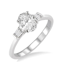 Parkplace Jewelers Oval Shape Diamond Engagement Ring 254L3PPFVWG-LE-OV