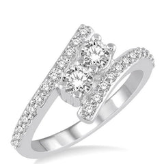 Parkplace Jewelers 2 Stone Diamond Ring 440A3PPFHWG