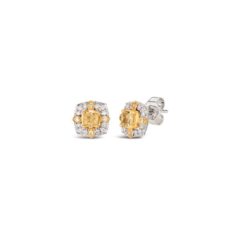 Le Vian 14K Two Tone Gold Earrings TRTP 18B