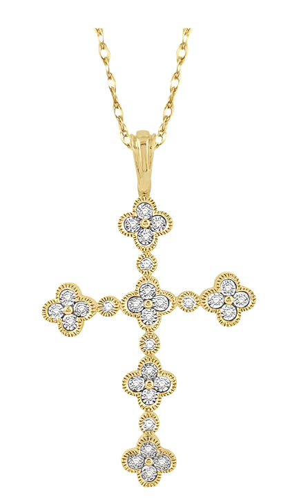 Parkplace Jewelers Cross Diamond Fashion Pendant 950A8PPTSPDYG