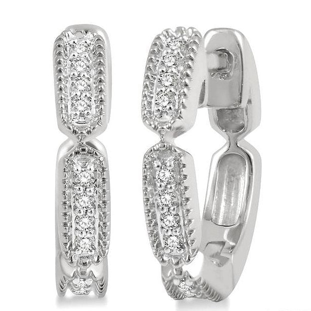Parkplace Jewelers Petite Diamond Huggie Fashion Earrings 669V8PPTSERWG