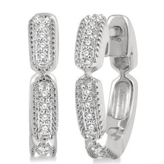 Parkplace Jewelers Petite Diamond Huggie Fashion Earrings 669V8PPTSERWG
